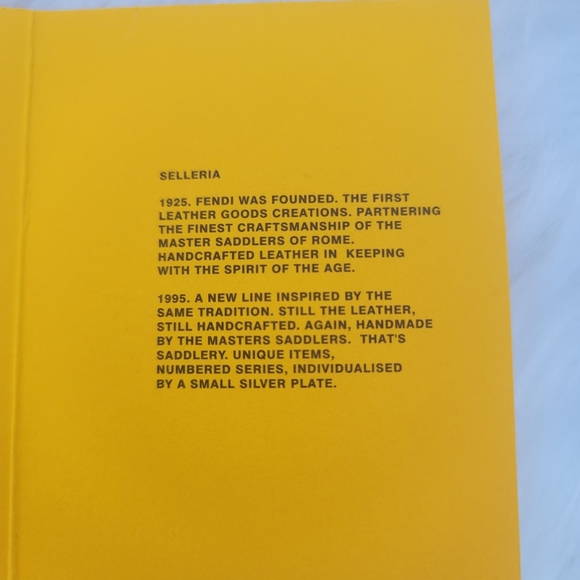 Fendi Brown Leather Wallet Clutch gold logo brass with box Continental - Picture 7 of 15